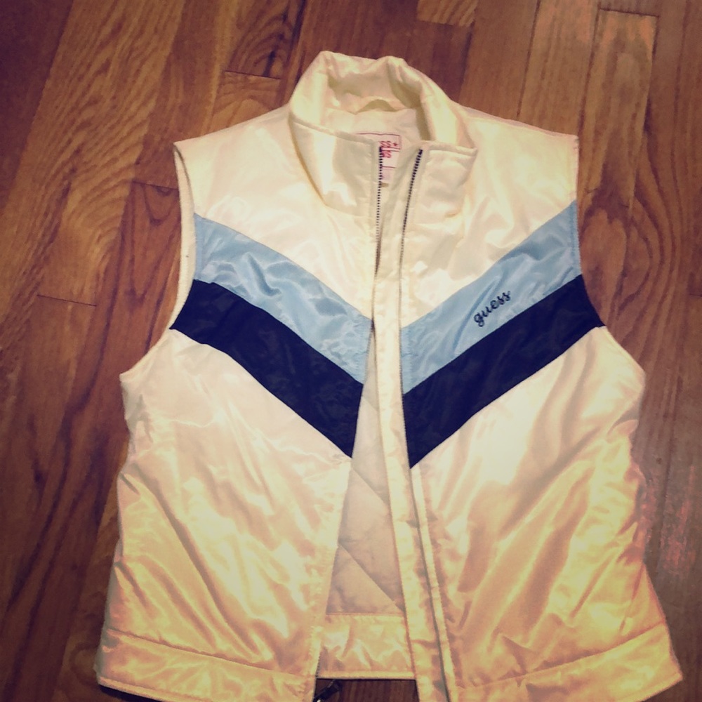 Guess zip up vest
